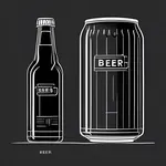 can of beer image